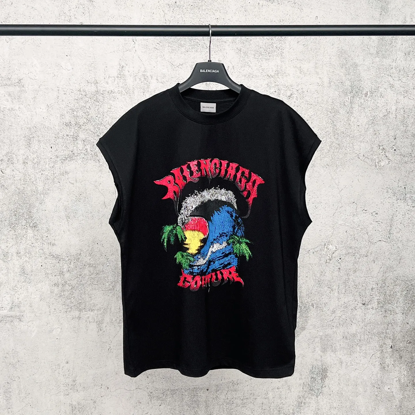 【 . Quality】BALENCI*GA/ .SS 26 New Arrival 。 T 。 . Authentic 。 ！ ZP 。 260 ， . ， ， 。 。 ， 。 OS . Same Style ：BL 263782 ：Black Size：XS S M L